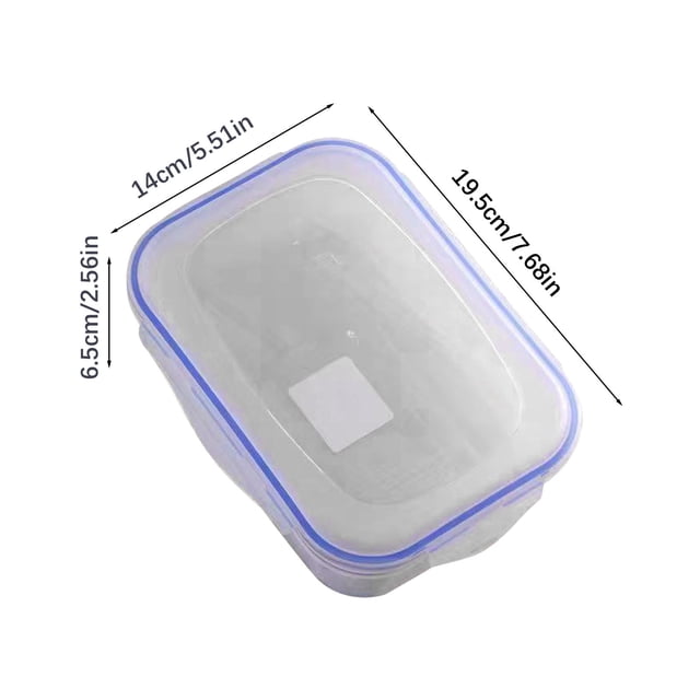 Bigersell Plastic Food Storage Containers with Lids Airtight Food Containers Reusable Stackable Food Storage Box Kitchen Pantry Organization Dry Food Storage Canister A-L