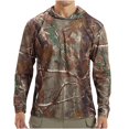 thumbnail image 1 of Yuyuzo Chandails en Molleton à Capuche pour Hommes Protection Solaire Manches Longues Séchage Rapide Randonnée Pull-Over, 1 of 1
