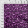 thumbnail image 2 of oneOone Georgette Viscose Purple Fabric Texture Sewing Material Print Fabric By The Yard 42 Inch Wide, 2 of 5