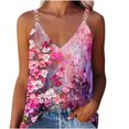 thumbnail image 2 of LSLJS Blouse d'Été Décontractée Sans Manches à Col en V pour Femme, T-Shirt pour Femmes, Camisole et Débardeurs pour Femmes, 2 of 5