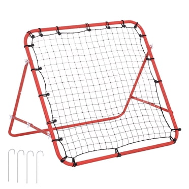 CoSoTower Volleyball Rebounder Net Football Training Aid Kickback Target Play Red