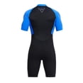 thumbnail image 3 of Combinaison Shorty pour Hommes à Fermeture Éclair Frontale Intégrale pour Surf et Pêche sous-Marine TG, 3 of 7