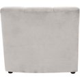 thumbnail image 4 of Meridian Furniture Limitless Fauteuil Modulaire en Velours Crème, 4 of 9