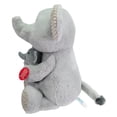 thumbnail image 3 of Kid Connection Maman animal doux avec bébé éléphant 14''H, 3 of 5