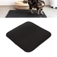 thumbnail image 1 of Cat Litter Mat, Double Layer EVA Litter Trapping Mat, Waterproof Urine Proof Trapper Mat for Litter Boxes, Easy Clean, Scatter Control, Catcher Litter Tray Box Rug Carpet, Washable, 1 of 8