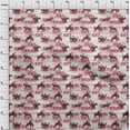thumbnail image 4 of oneOone Viscose Chiffon Pink Fabric Cowboy Craft Projects Decor Fabric Printed By The Yard 42 Inch Wide, 4 of 5