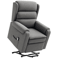 thumbnail image 1 of HOMCOM Power Lift Recliner Chair for Elderly Reclining Chair with Pockets, 1 of 9