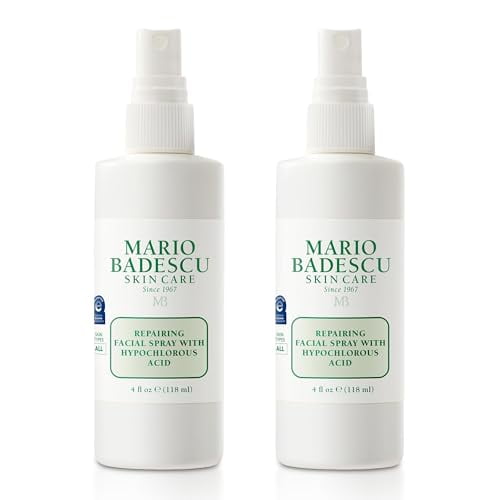 Mario Badescu Repairing HOCl Facial Spray with Hypochlorous Acid – Soothes & Hydrates Angry, Irritated Skin, Reduce Redness & Flare-Ups â&am
