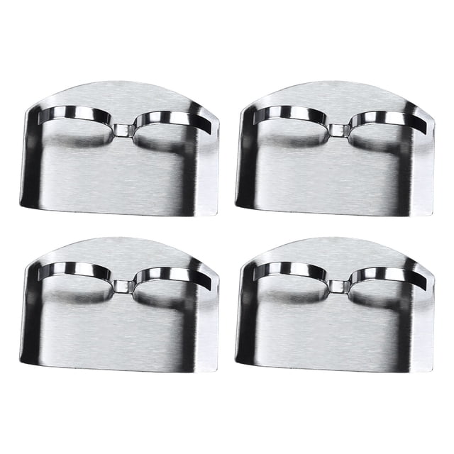 Protège-doigt en Acier Inoxydable Protège-Doigts pour la Coupe Protège-Doigt en Acier Inoxydable Couteau Protège-Doigt Protège-Doigt pour la Coupe Protège-Doigts Multifonction -Couper Protecteurs de Doigts pour dés et