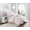 BLUSH, variant on Luxury Floral Ruched High Quality Duvet Cover Set