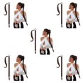 thumbnail image 2 of ziyahi DIY pour Différentes Tresses Extension de Cheveux pour Volume Instantané Extension Queue de Cheval Tressée Changement de Style Brun Foncé 5ensemble, 2 of 6