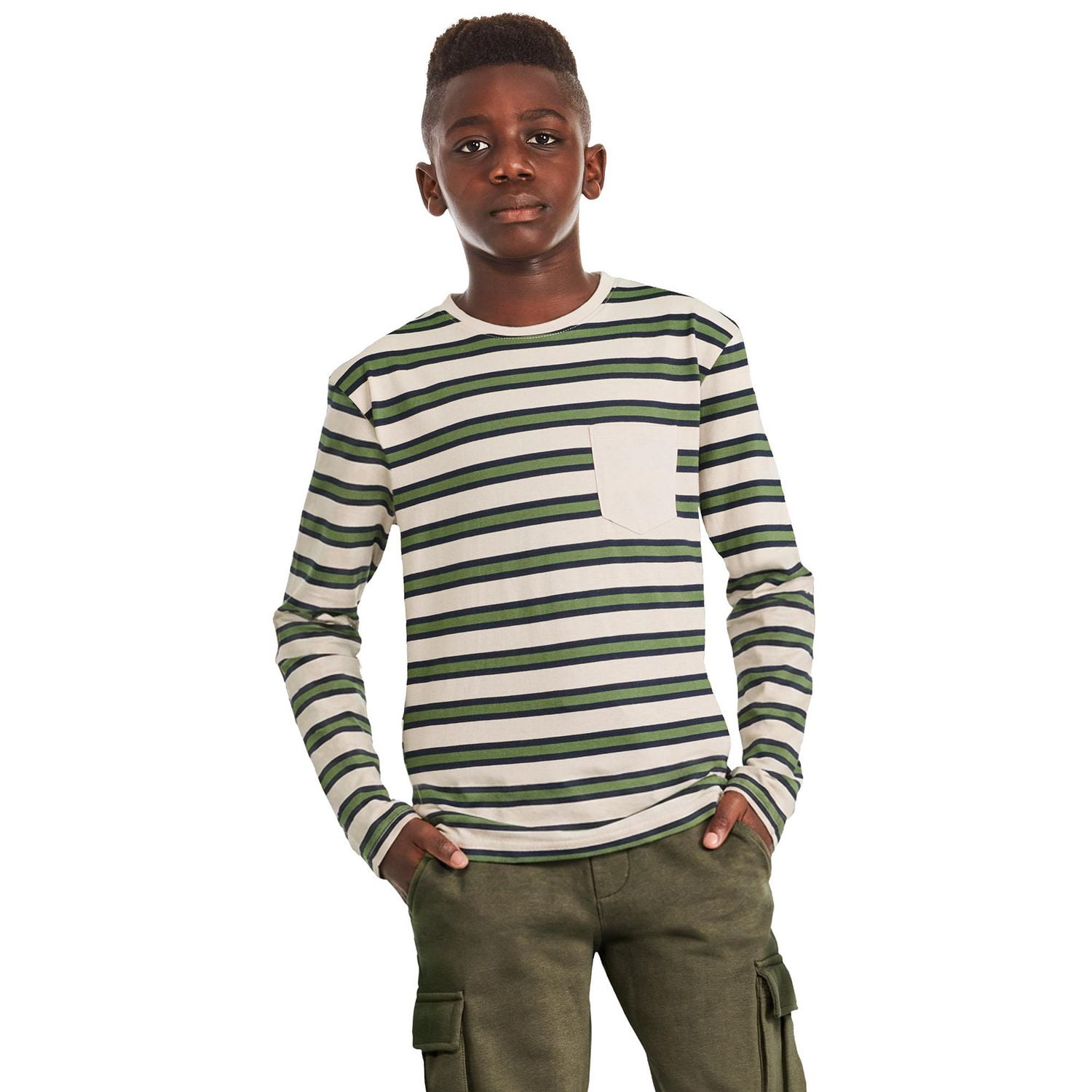 George Boys' Oversized Long-Sleeve T-Shirt