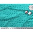 thumbnail image 2 of Soimoi Green Cotton Poplin Fabric Plus Sign Geometric Print Fabric by the Yard 42 Inch Wide, 2 of 3