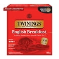 thumbnail image 1 of Twinings English Breakfast Black Tea Bags, Smooth & Full-Bodied, Naturally Caffeinated, 50 Count, 1 of 6