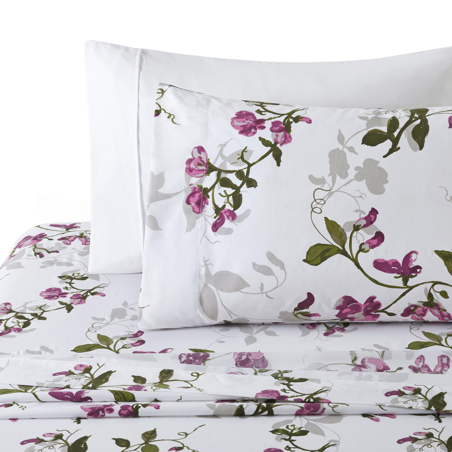 Literie toutes saisons Marina Decoration, housse de couette ultra douce et soyeuse, en rayonne de bambou richement imprimée, avec taies d'oreiller