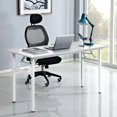 thumbnail image 1 of Folding Computer Desk Foldable Work Desk Table Writing Desk Folding Home Office Desk  No  to Assemble  Teak&, 1 of 6