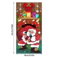 thumbnail image 3 of Hbdhejl Christmas Door Decoration Door Cover Hanging Cloth Holiday Party Layout Scene Background Cloth, 3 of 4