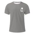 thumbnail image 3 of T-shirt Décontracté à Imprimé Graphique, Manches Courtes, Col Rond, pour Usage Quotidien, T-Shirt pour Homme à Coupe Confortable et, 3 of 3