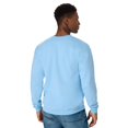 thumbnail image 2 of Hanes Mens EcoSmart Fleece Crewneck Sweatshirt, 2XL, Light Blue, 2 of 7