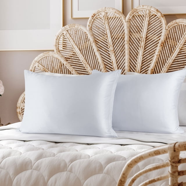 Unique Bargains Satin Pillowcase Zippered Silky Sateen