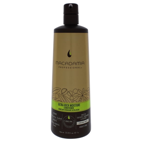 Ultra Rich Moisture Conditioner by Macadamia for Unisex - 33.8 oz Conditioner