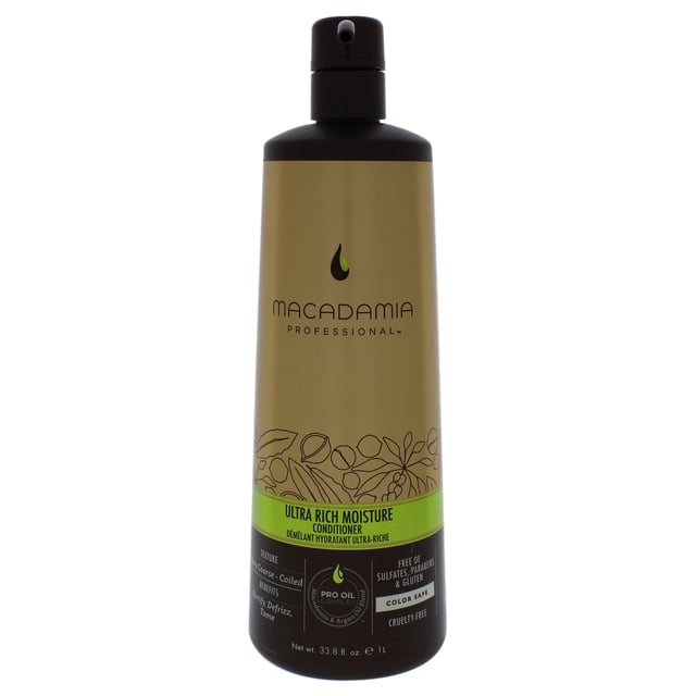 Ultra Rich Moisture Conditioner by Macadamia for Unisex - 33.8 oz Conditioner