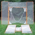 thumbnail image 4 of EZgoal Lacrosse Folding Goal with Backstop and Targets, 4 of 6