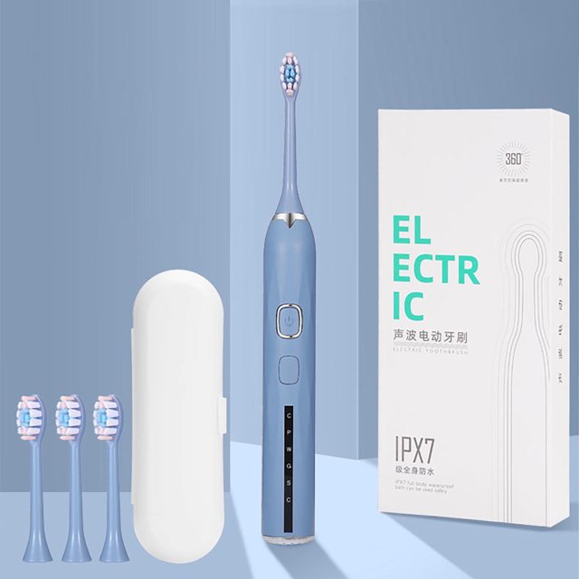 15 Grade Adult Electric Toothbrush, Household Soft Bristle Cleaning Toothbrush, Charging Type, Fully Automatic Intelligent Toothbrush, Charging Model