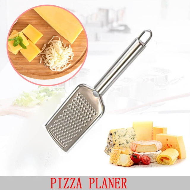 Oleegame 1 Pce Rouleau de Papier d'Aluminium Râpe de Cuisine à Fromage Portative Zesteur en Acier Inoxydable pour Cuisine, Salle à Manger et Bar Argent