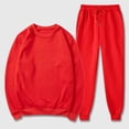 thumbnail image 4 of 2 Piece Tracksuit Mens Matching Crewneck Pullover and Drawstring Jogging Set Long Sleeve Athletic Sportswear Tracksuits, 4 of 7
