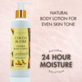thumbnail image 2 of Cocoa Butter Natural Body Lotion – Smooths Stretch Marks, 24-Hour Moisture, 8 oz by LatherGreen, 2 of 6