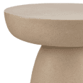 thumbnail image 3 of Bouclair Beige Concrete Effect Side Table, 3 of 8