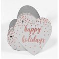 thumbnail image 3 of Inkdotpot 50 Pack Happy Holiday Favor Paper Tag Craft Real Rose Gold Foil Hang Tag, 3 of 6