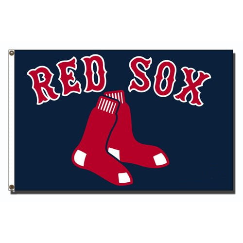 QIFEIHA Boston Red Sox Flag 3x5 Feet Banner Flag