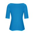 thumbnail image 5 of Liquidation d'Économies! BEFOKA T-Shirt Grande Taille pour Femmes, Blouse Décontractée d'Été pour Femmes, Haut à Manches Courtes et Col Rond Uni pour Femmes, 5 of 5