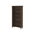 thumbnail image 1 of Bush Furniture Salinas Tall 5 Shelf Bookcase in Ash Brown Distressed Style Book case Bookshelf for Bedroom, Living Room Pantry Tall Bookcase Book Shelf for Bedroom, 1 of 10