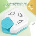 thumbnail image 4 of Birdeem Paper Trimmer for Crafting, 3-In-1 Cardboard Cutters and Corner Trimmers Paper Cutters Photo Trimmers and Corner Cutters Multi-Angle Right Angle Corner Rounders, Paper Corner Rounder, 4 of 7