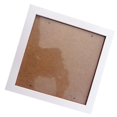 thumbnail image 2 of Cadre Photo Mural en Bois de Pin Épais Carré 4X (Blanc, 6 Pouces), 2 of 3