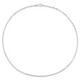 thumbnail image 5 of Collier chic en chaîne rolo rectangulaire de Miabella en argent sterling, 5 of 5