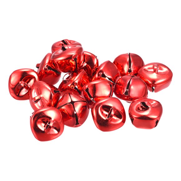 Unique Bargains 24mm Jingle Bells Craft Bells Carbon Steel Electroplating Red 48 Pack