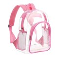 thumbnail image 1 of Transparent Backpack Stadium Approved 12 Inches *16 Inches, Transparent Backpack Heavy Duty with Wider Shoulder Straps, Clear Mini Backpack for Concert Sport Events Work Travel School, 1 of 6