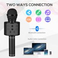 thumbnail image 2 of Wireless Microphone, Wireless Bluetooth Mic System, Dynamic Handheld Cordless Mic with VHF Receiver for Karaoke Singing Church Speech Weddings Stage Conference, 2 of 8