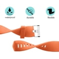 thumbnail image 3 of Replacement Bands Compatible for Fitbit Charge 2, Classic & Special Edition Adjustable Sport Wristbands(Orange,L), 3 of 7