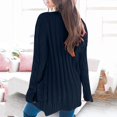 thumbnail image 3 of Pull Hiver Cardigan Manches Longues Boutonnage Ouvert sur le devant avec Poche, 3 of 5