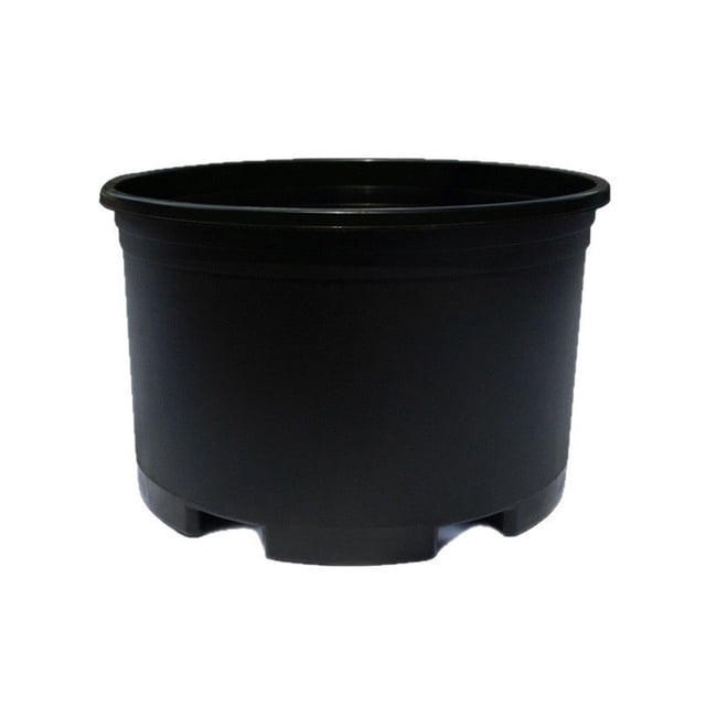 Grand Pot Rond de Pépinière pour Plantes avec Trous de Drainage, Pots de Fleurs d'Extérieur pour Plantes