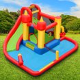 thumbnail image 3 of Costway Inflatable Water Slide Jumping Bounce House Bouncy Splash Park, 3 of 10