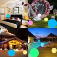thumbnail image 4 of RGB Colorful Sphere Light LED Light Ball with Remote Control Waterproof Inflatable Luminous Ball, 4 of 13