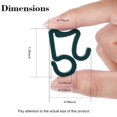 thumbnail image 4 of POINTERTECK 50pcs Holiday Light Clips Christmas Light Clips Outdoor Light Gutter Hooks Heavy Duty Party Decorative String Light Clips Hooks for Garden Party Outside Light Decoration, 4 of 7