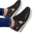 thumbnail image 5 of Kcodviy Espadrilles de Course Décontractées à Crochet en Maille pour Femmes Chaussures à Talon Plat Confortables pour Femmes Go Walk 5-Compatibles avec Honor Espadrilles Respirantes Boucle Grandes Femmes, 5 of 5