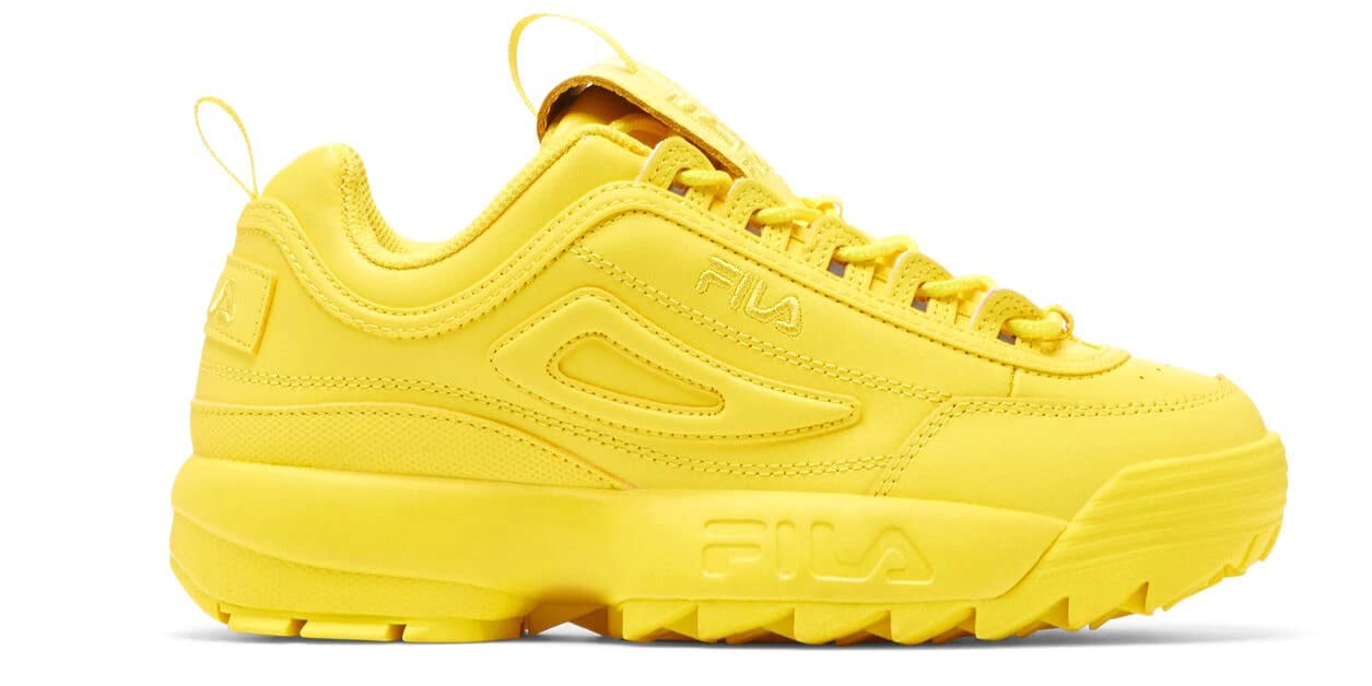 Fila Disruptor II Premium Espadrilles pour Femmes BM US Jaunejaune